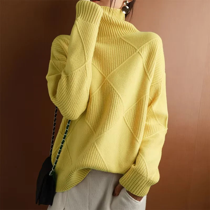 Weicher Cashmere Rollkragenpullover