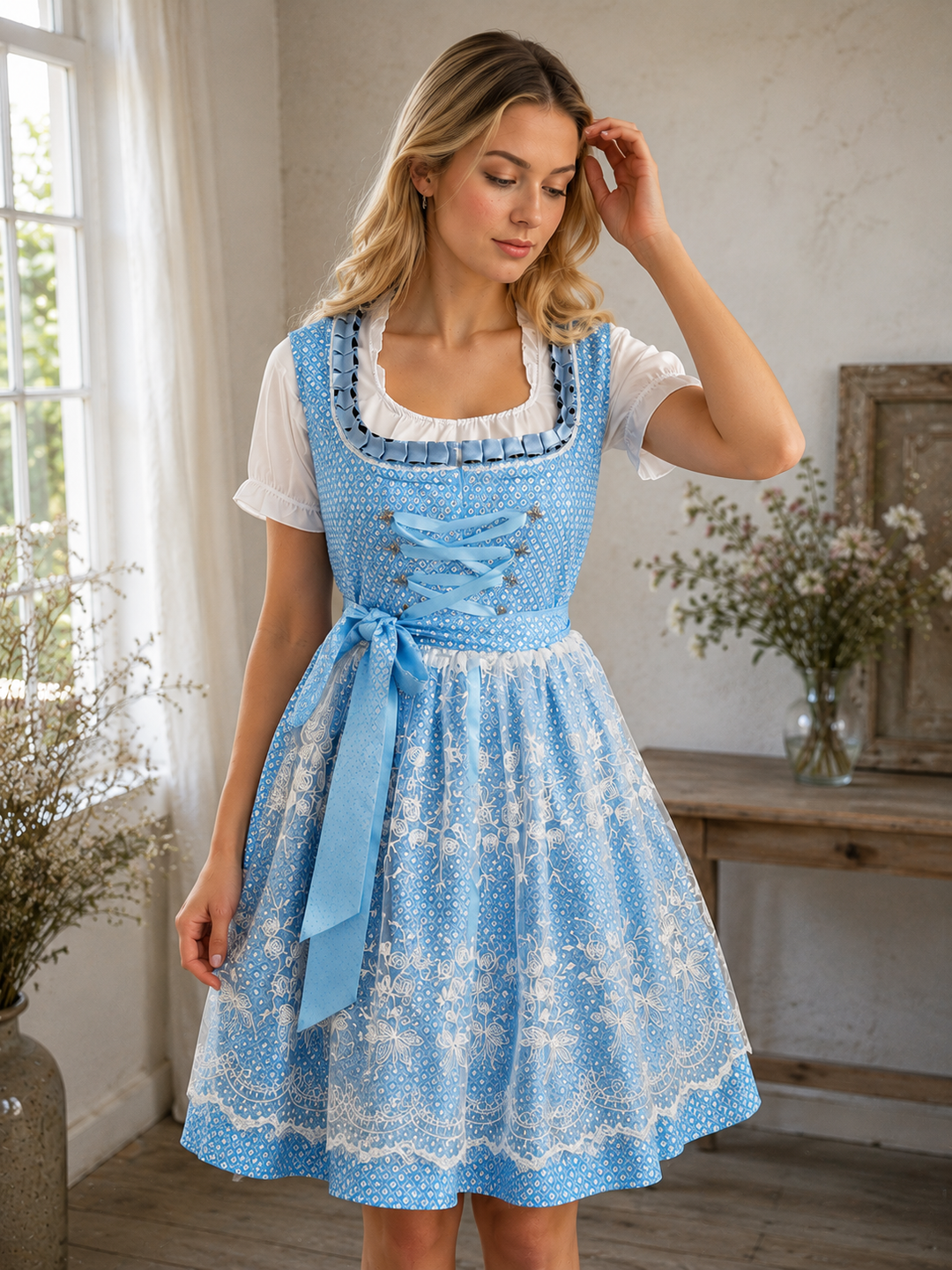 Damen Dirndlkleid Traditionell