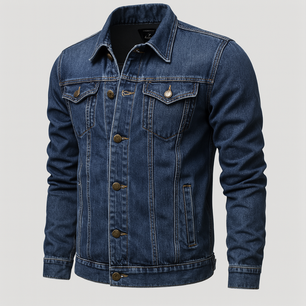 Denim-Truckerjacke für Herren