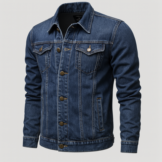 Denim-Truckerjacke für Herren