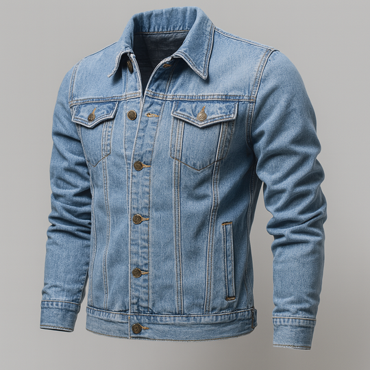 Denim-Truckerjacke für Herren