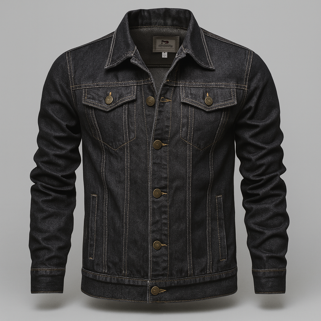 Denim-Truckerjacke für Herren