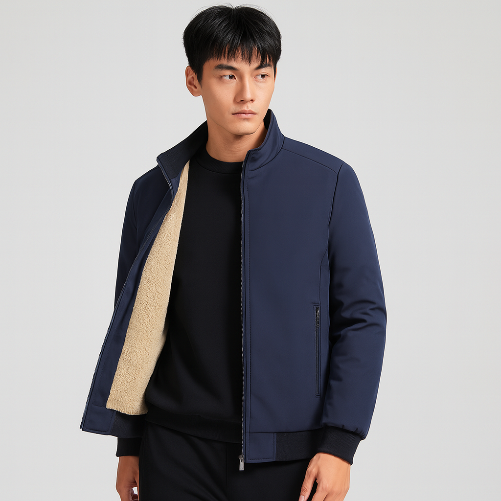 Herren Fleece Innenjacke mit Reißverschluss