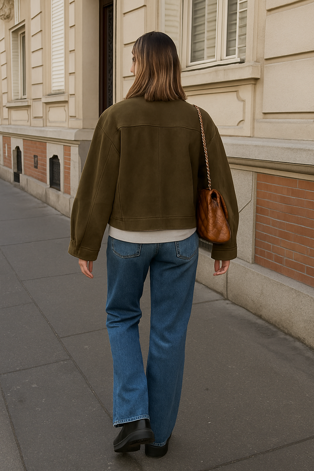 Shopnory | Übergrößen Wildlederjacke