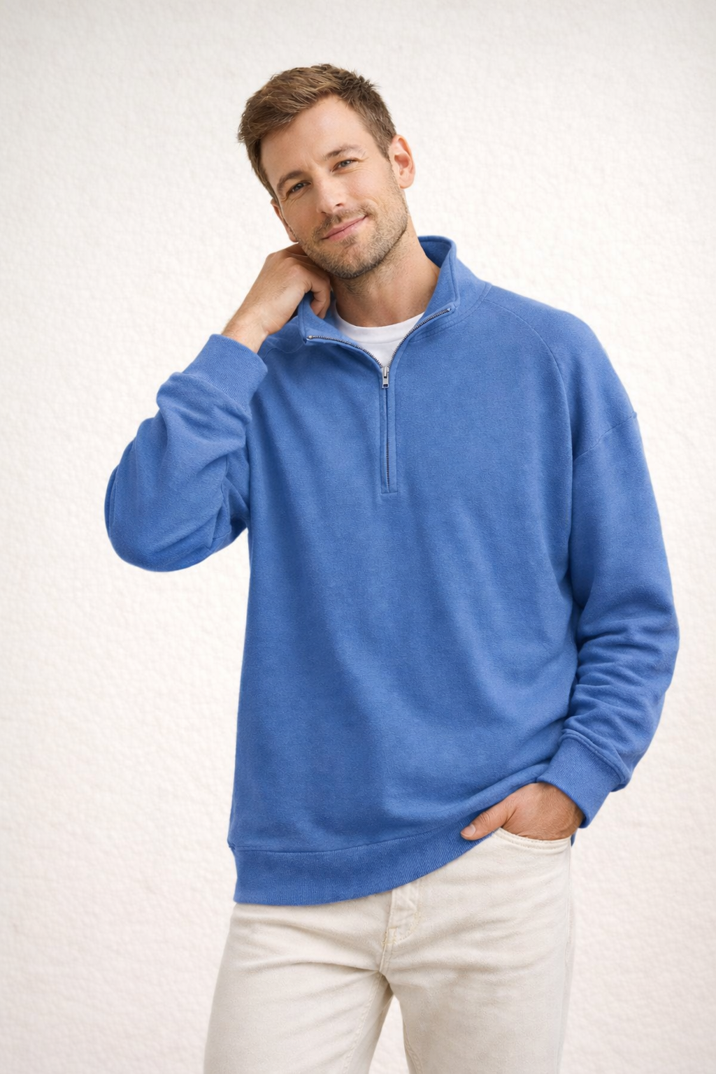 ShopNory | Herren Top Half-Zip mit Stehkragen