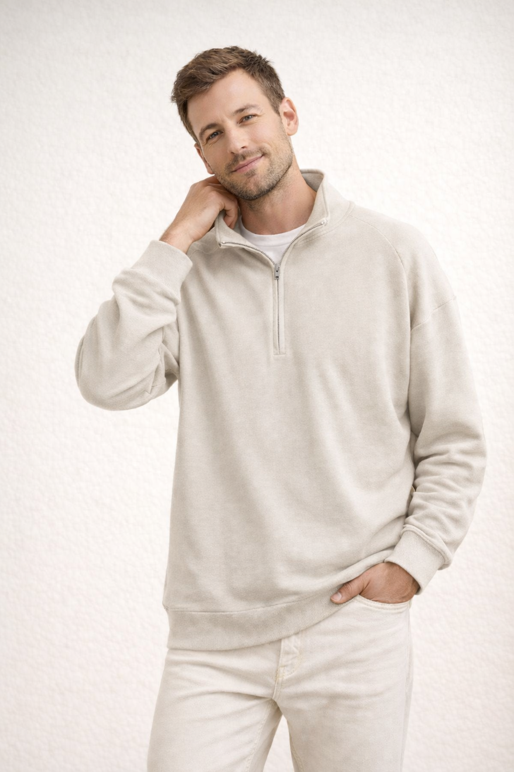 ShopNory | Herren Top Half-Zip mit Stehkragen