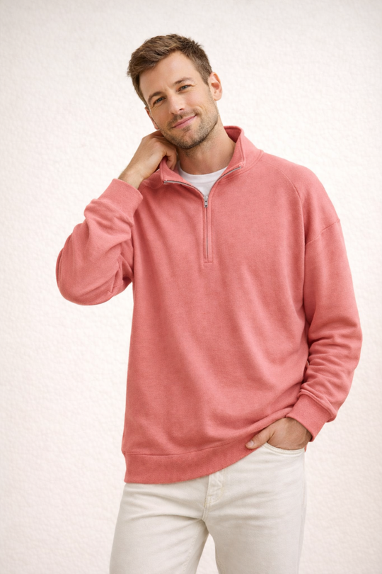 ShopNory | Herren Top Half-Zip mit Stehkragen