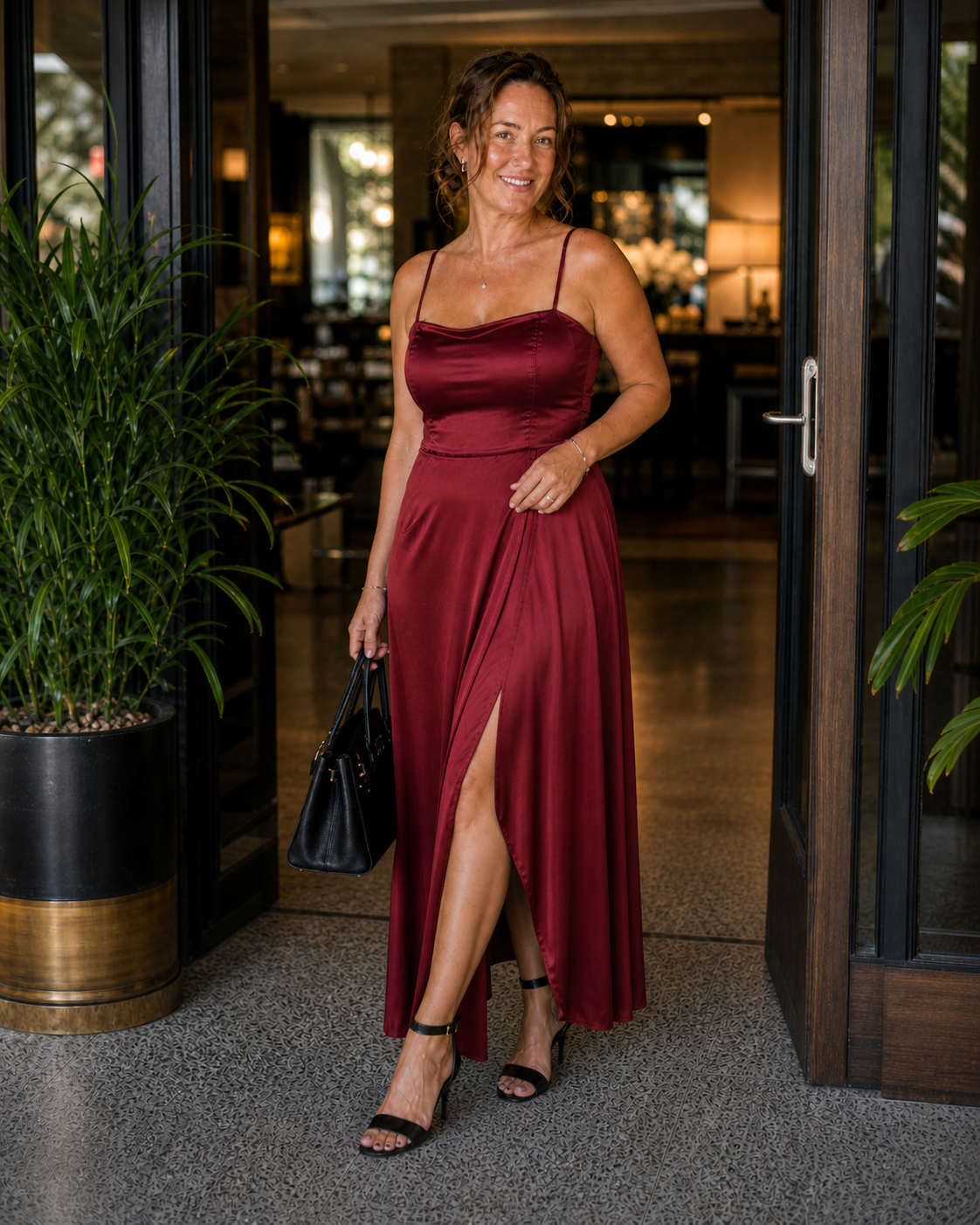 Elegantes Damen-Kleid mit fließendem Schnitt | ShopNory