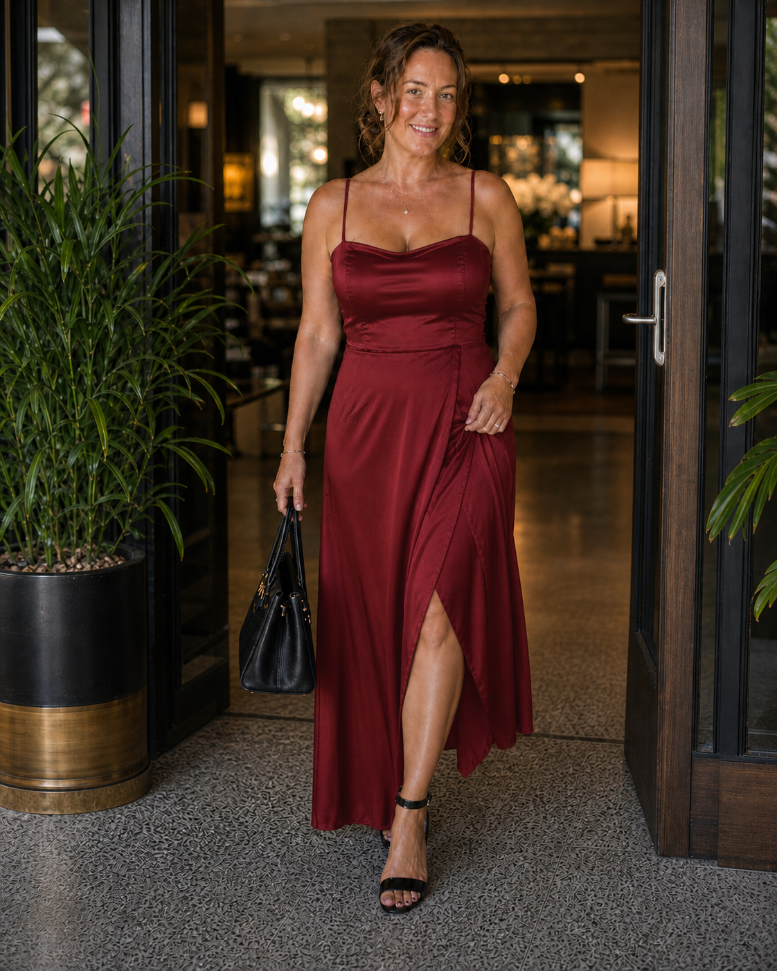 Elegantes Damen-Kleid mit fließendem Schnitt | ShopNory