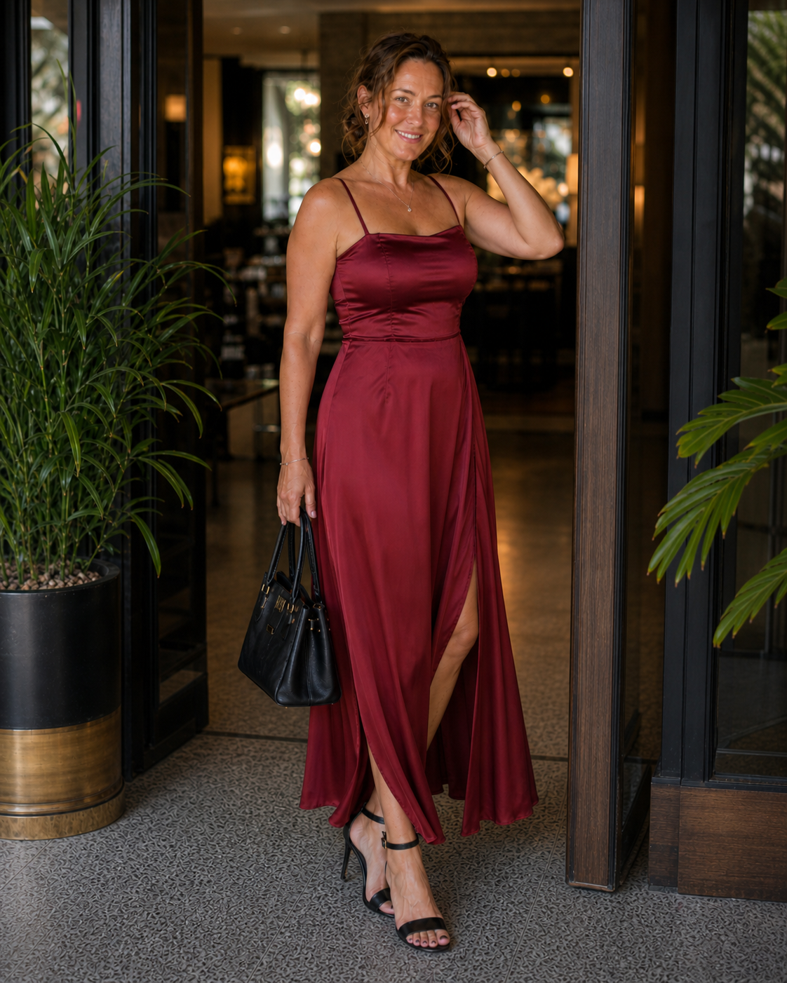 Elegantes Damen-Kleid mit fließendem Schnitt | ShopNory