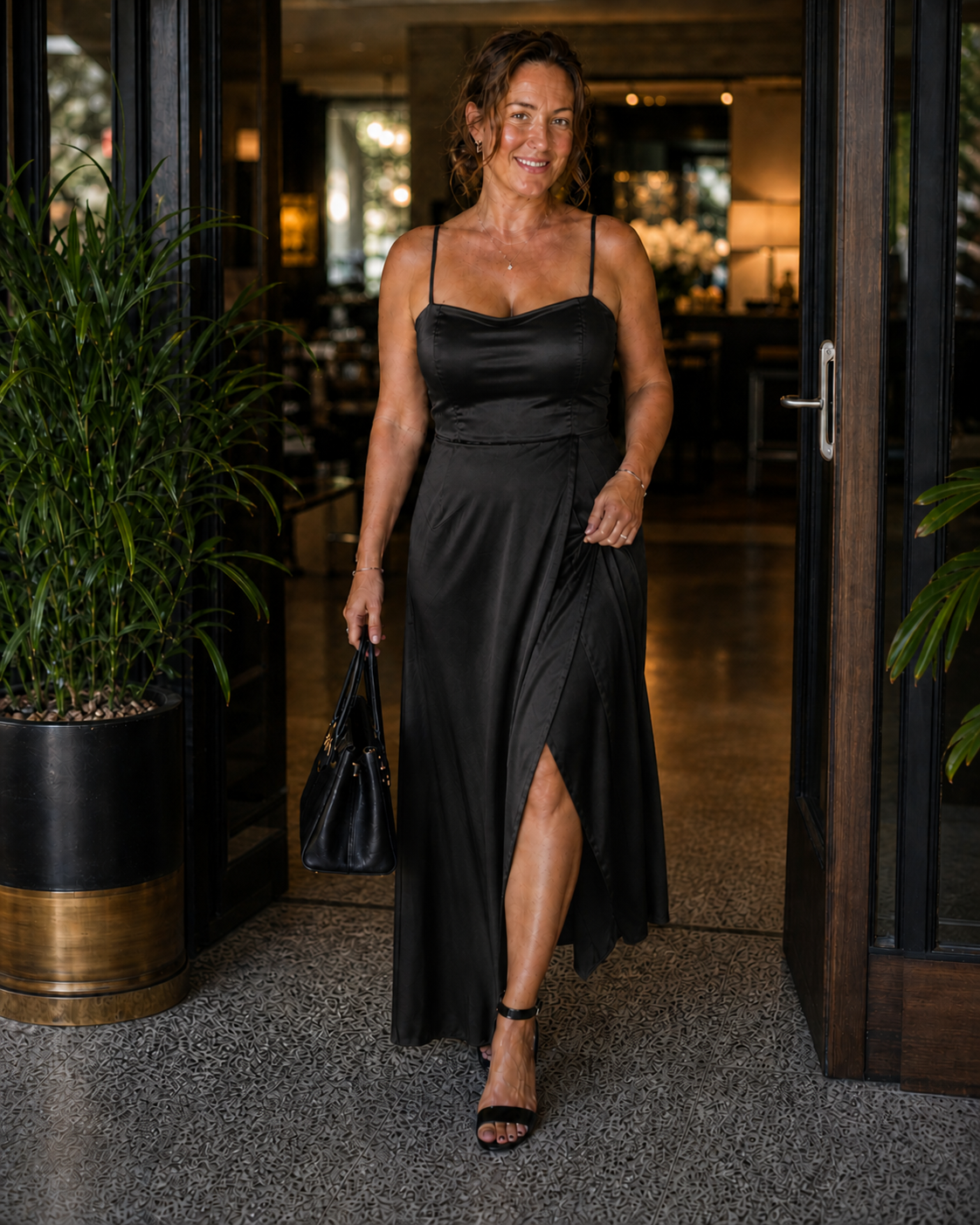 Elegantes Damen-Kleid mit fließendem Schnitt | ShopNory