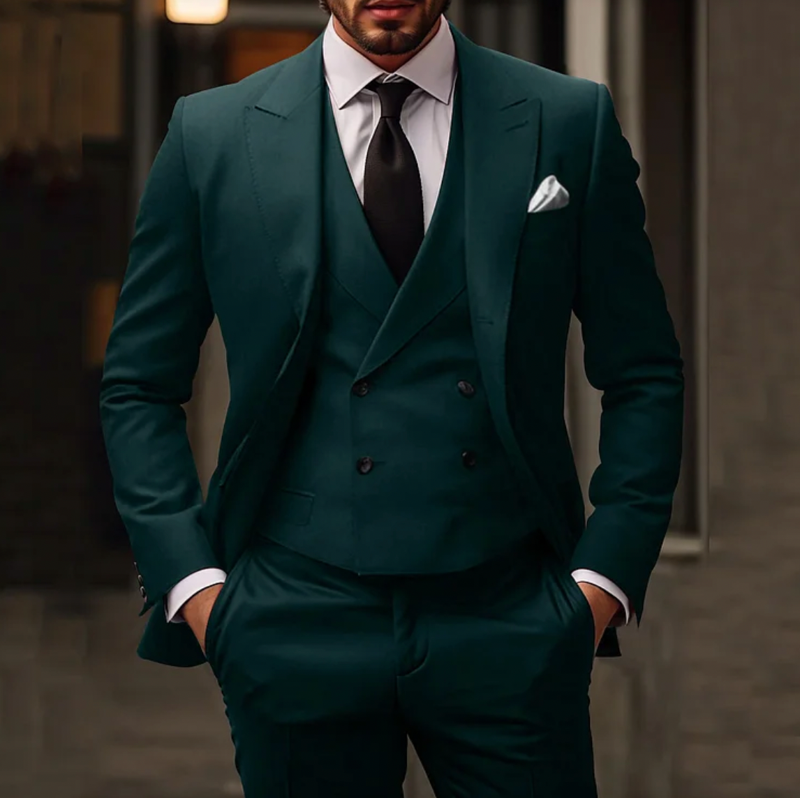 ShopNory | Herren Smoking 3-teilig - Blazer, Weste & Hose
