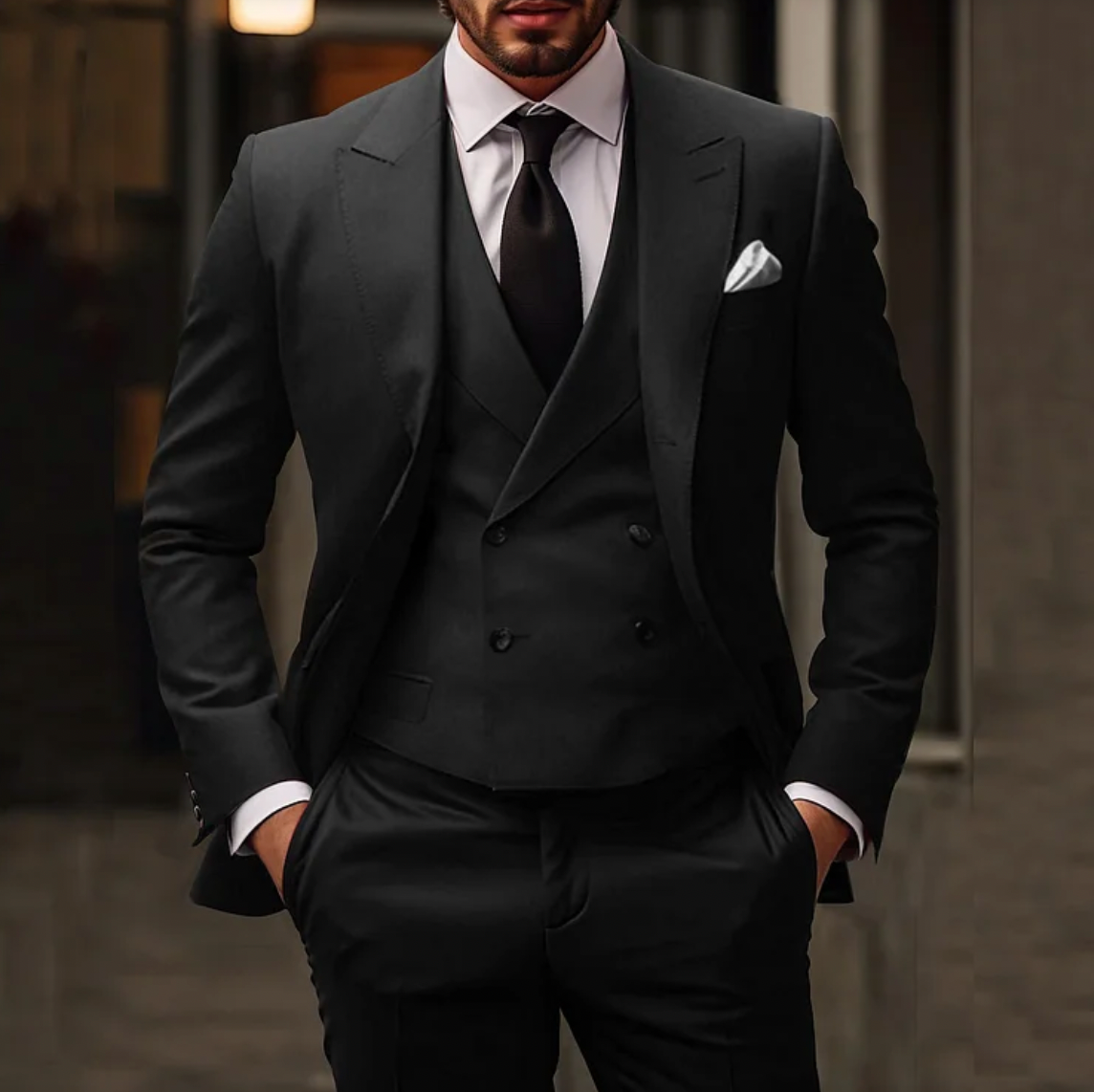 ShopNory | Herren Smoking 3-teilig - Blazer, Weste & Hose