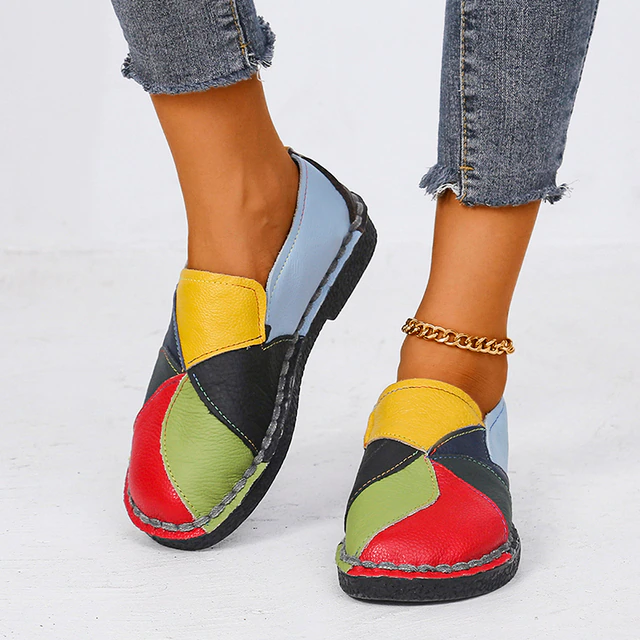 Bunte Damen-Orthopädische Schuhe mit Absatz