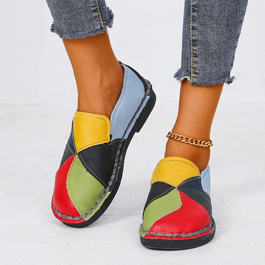 Bunte Damen-Orthopädische Schuhe mit Absatz