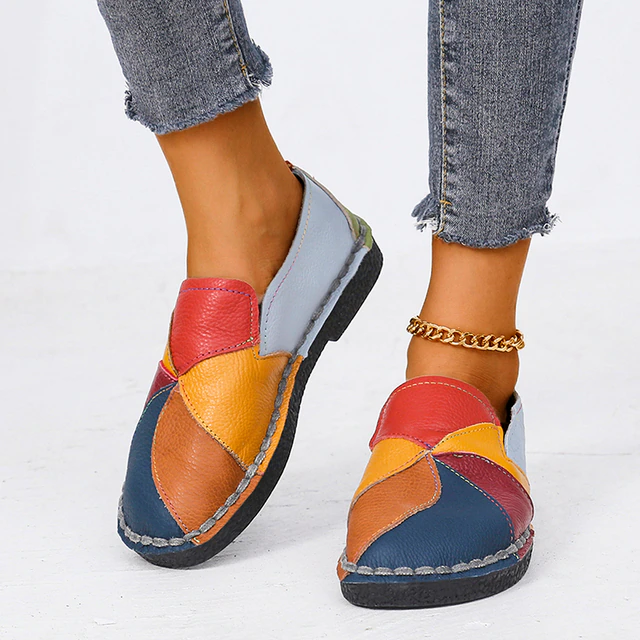 Bunte Damen-Orthopädische Schuhe mit Absatz