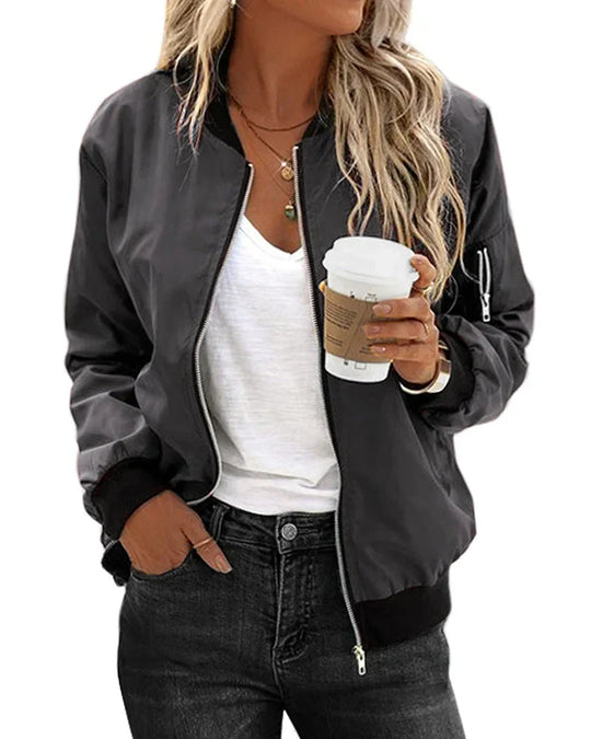 Klassisches Bomberjacke für Damen