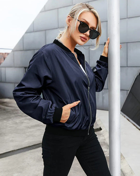 Klassisches Bomberjacke für Damen