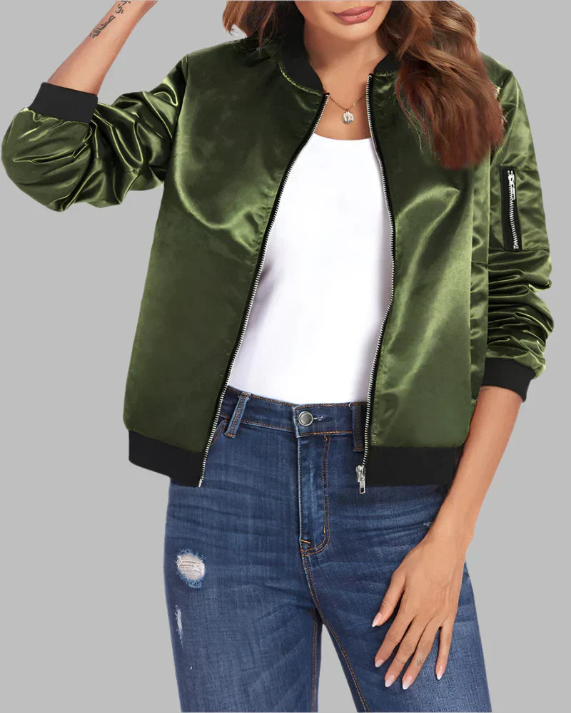 Klassisches Bomberjacke für Damen