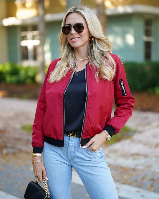 Klassisches Bomberjacke für Damen