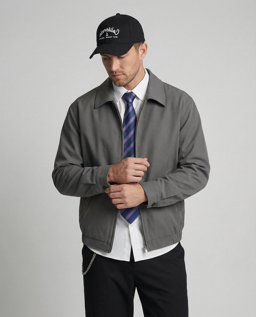 Herren Kurz-Blazer Retro BasShopnoryall Jacke mit Schulterpolstern