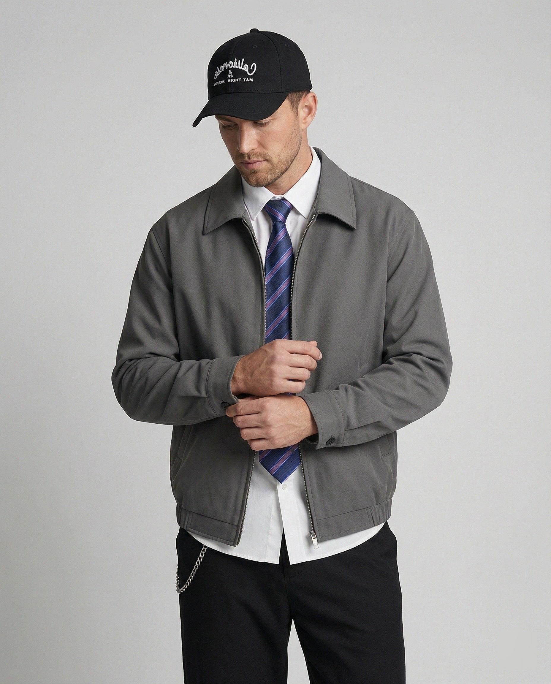 Herren Kurz-Blazer Retro BasShopnoryall Jacke mit Schulterpolstern