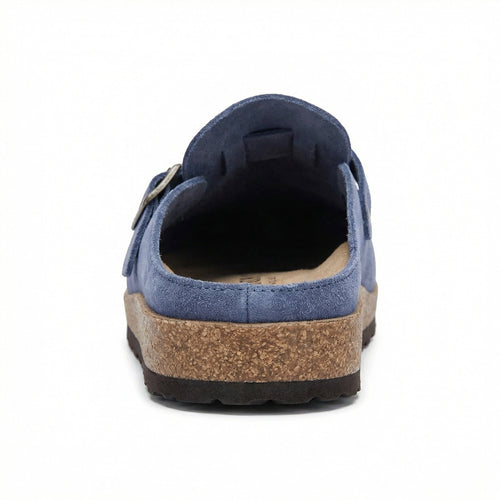 Clogs - Damen Retro Wildleder Slip-On Mule