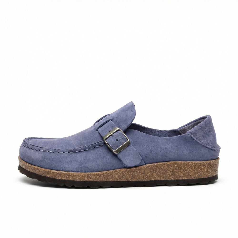 Clogs - Damen Retro Wildleder Slip-On Mule