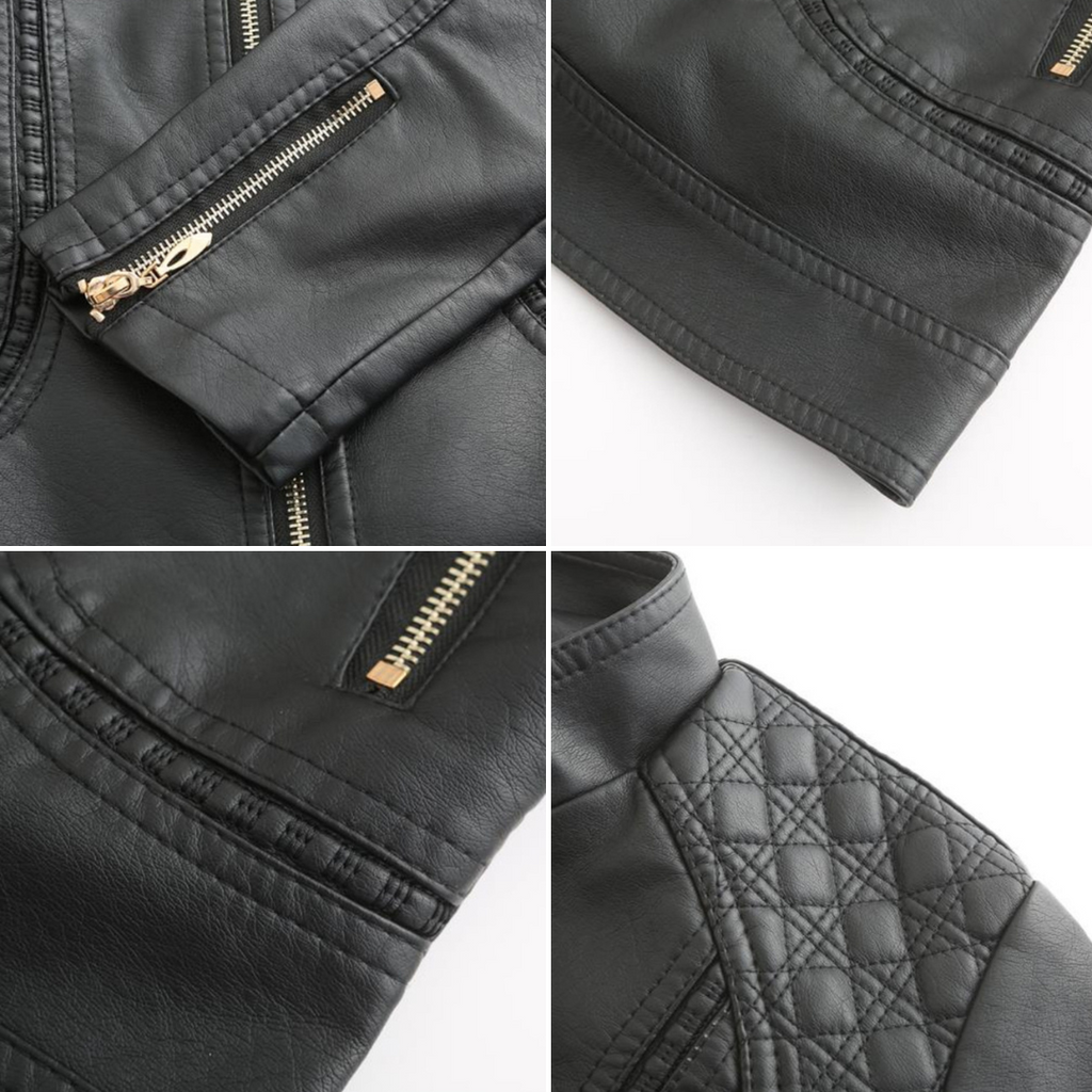 Stylische Lederjacke