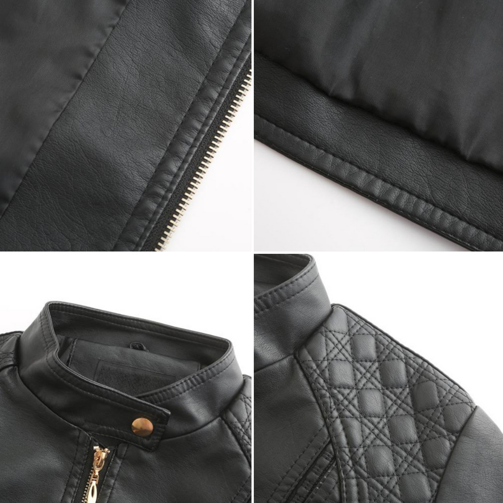 Stylische Lederjacke