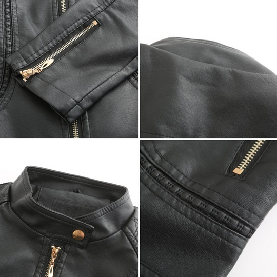 Stylische Lederjacke