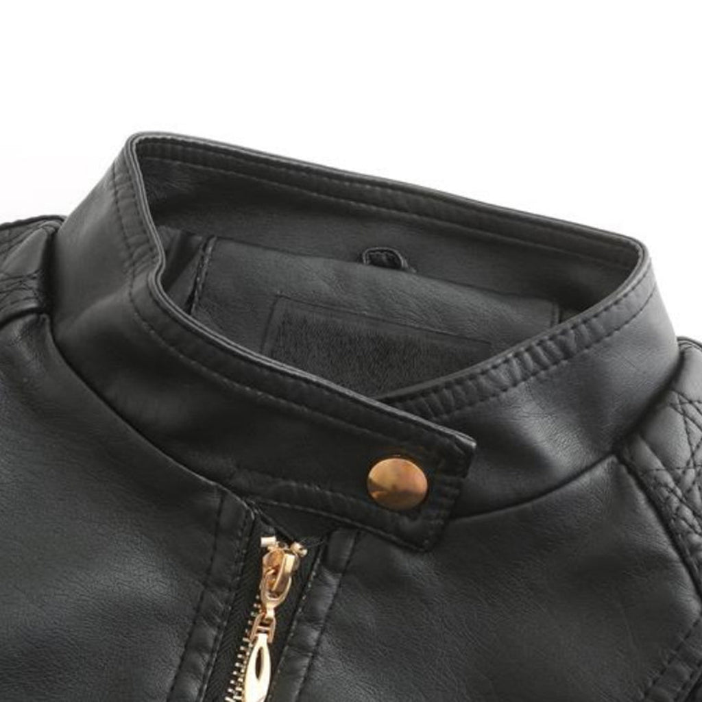 Stylische Lederjacke