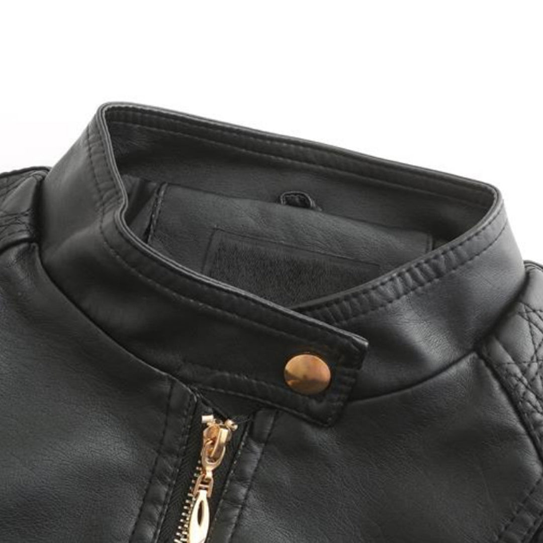 Stylische Lederjacke