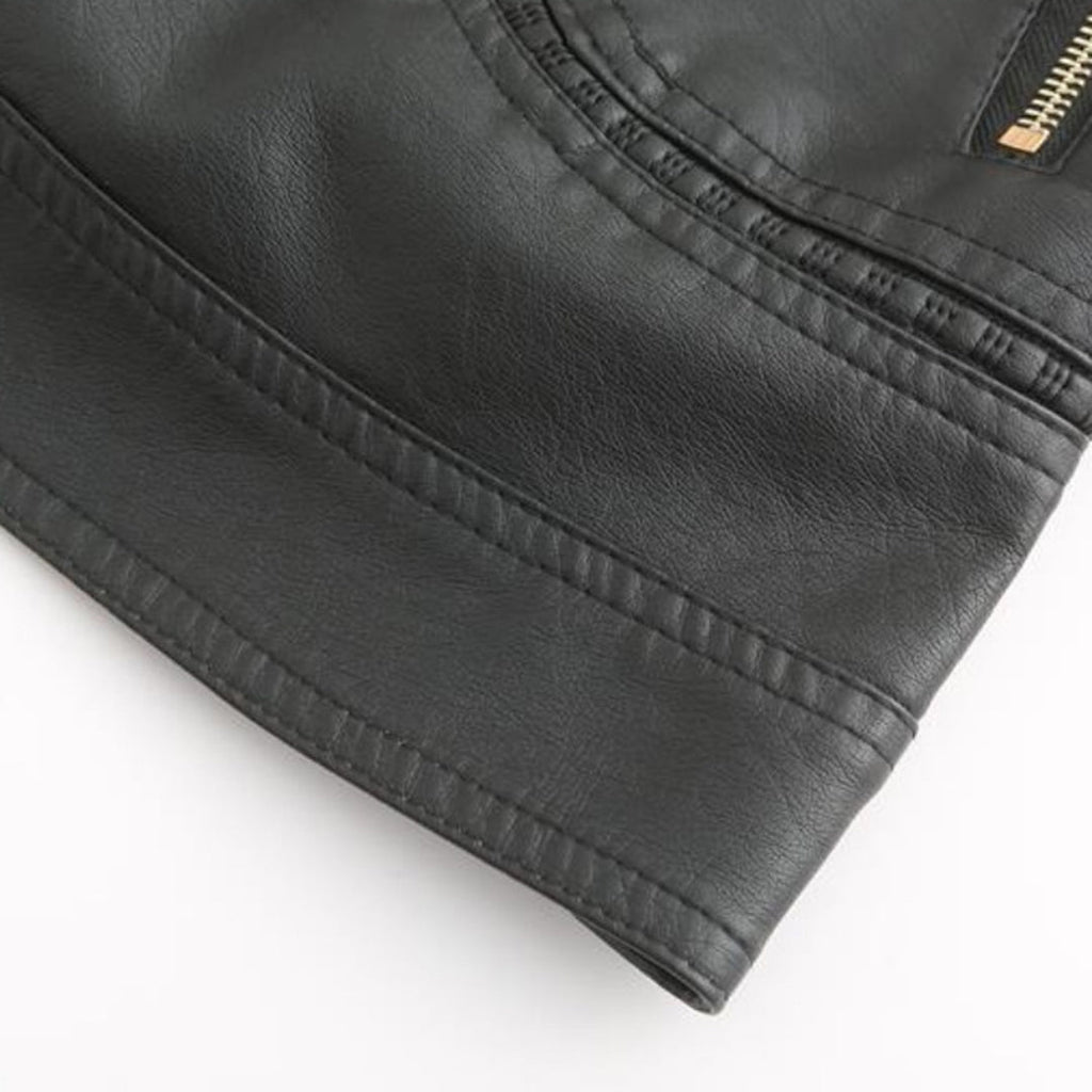 Stylische Lederjacke