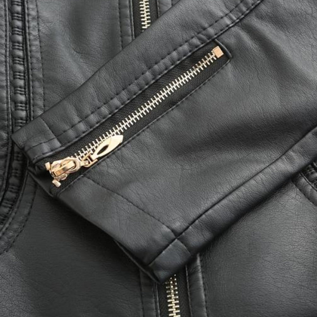Stylische Lederjacke