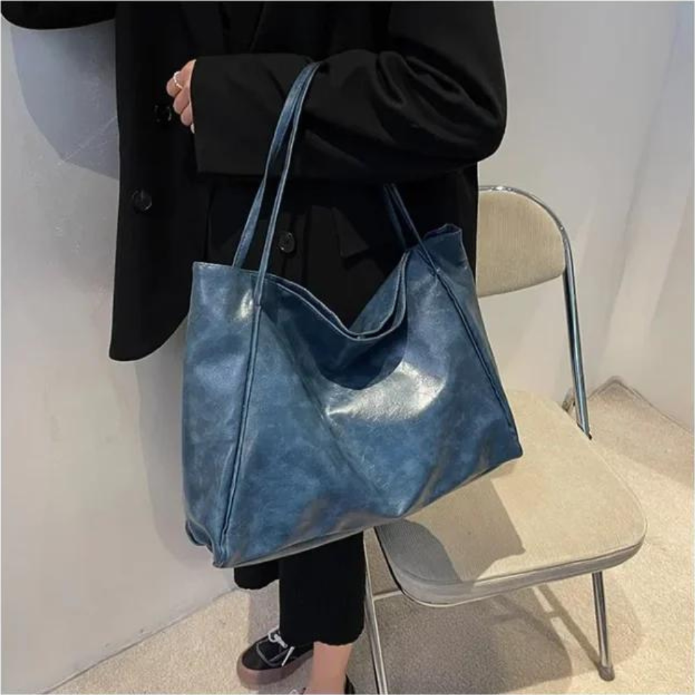 Lederhandtasche in Bordeaux