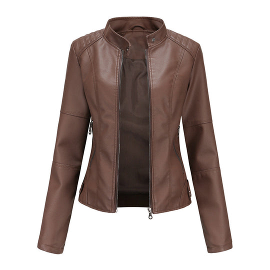Zeitlose Lederjacke für Frauen