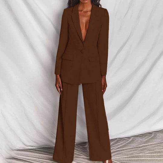 Set Elegantes Blazer und Hose-Set für Damen