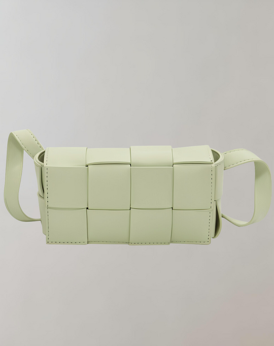 GShopnorylockte Umhängetasche Vegan Leder Damen Geflochtene Tasche Frauen