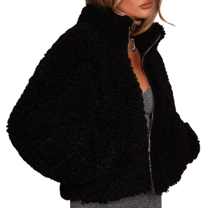 Kuschelige Teddy Jacke Damen