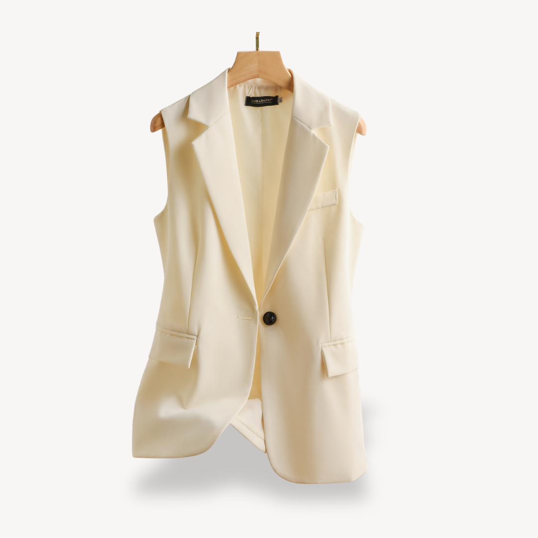 Damen Ärmelloser Blazer