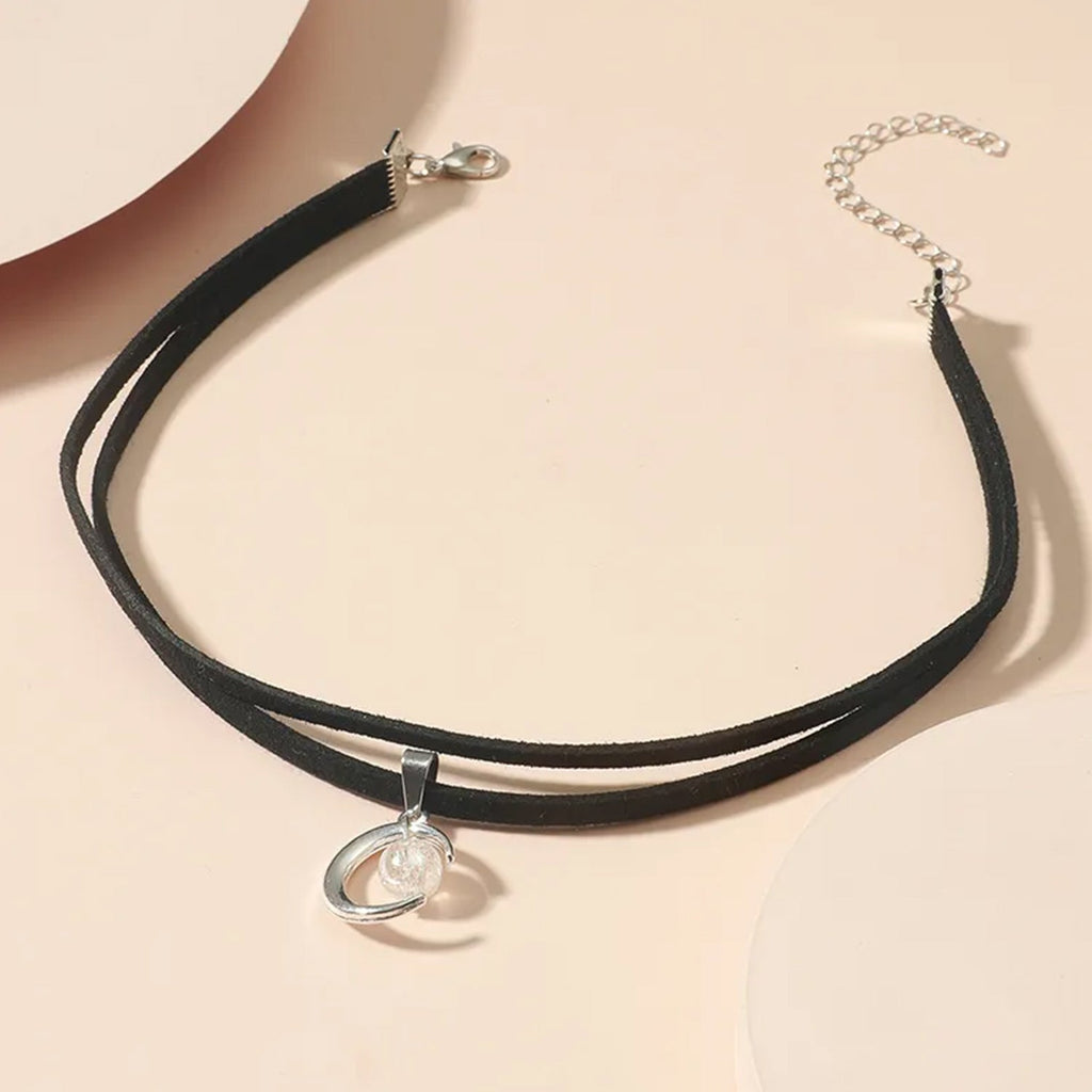 Crescent Moon Labradorit Choker | Shop Nory
