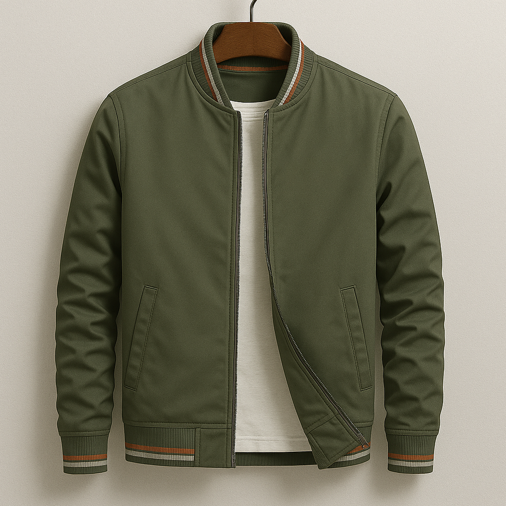 Schlanke Leichte Herren Bomberjacke für Modernen Stil