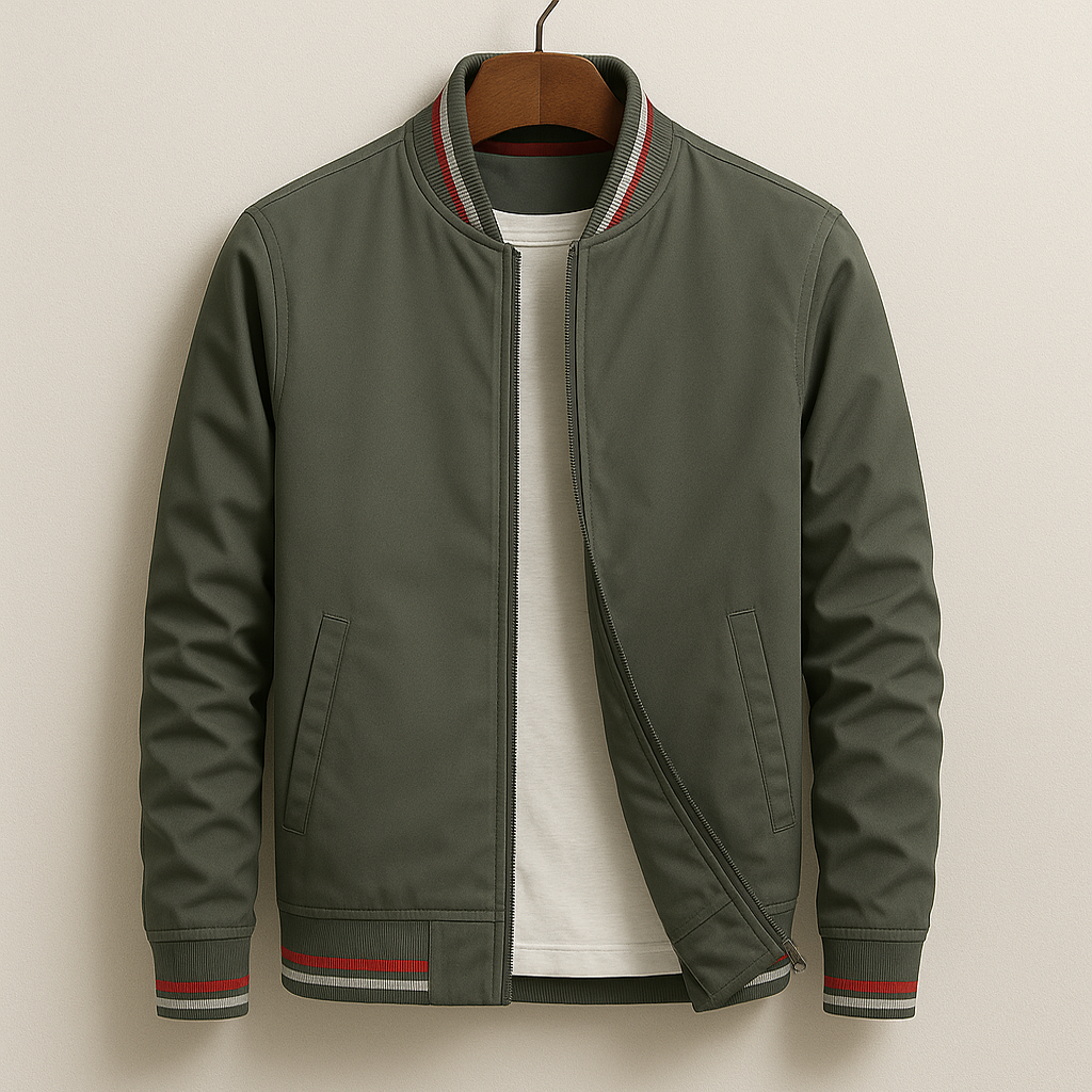 Schlanke Leichte Herren Bomberjacke für Modernen Stil