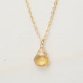 Citrin Zodiac/Geburtsstein Halskette | Shop Nory