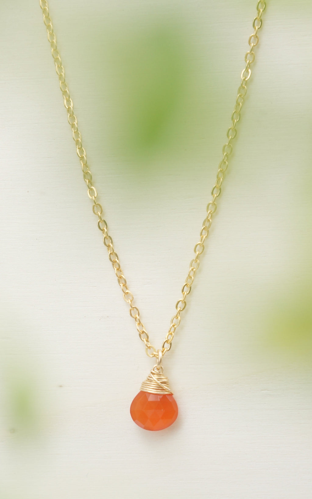 Karnelian Tierkreis/Geburtsstein Halskette | Shop Nory