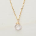 Rose Quartz Zodiac/Geburtsstein Halskette | Shop Nory