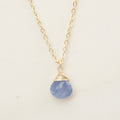 Tansanit-Zodiac/Geburtsstein-Halskette | Shop Nory