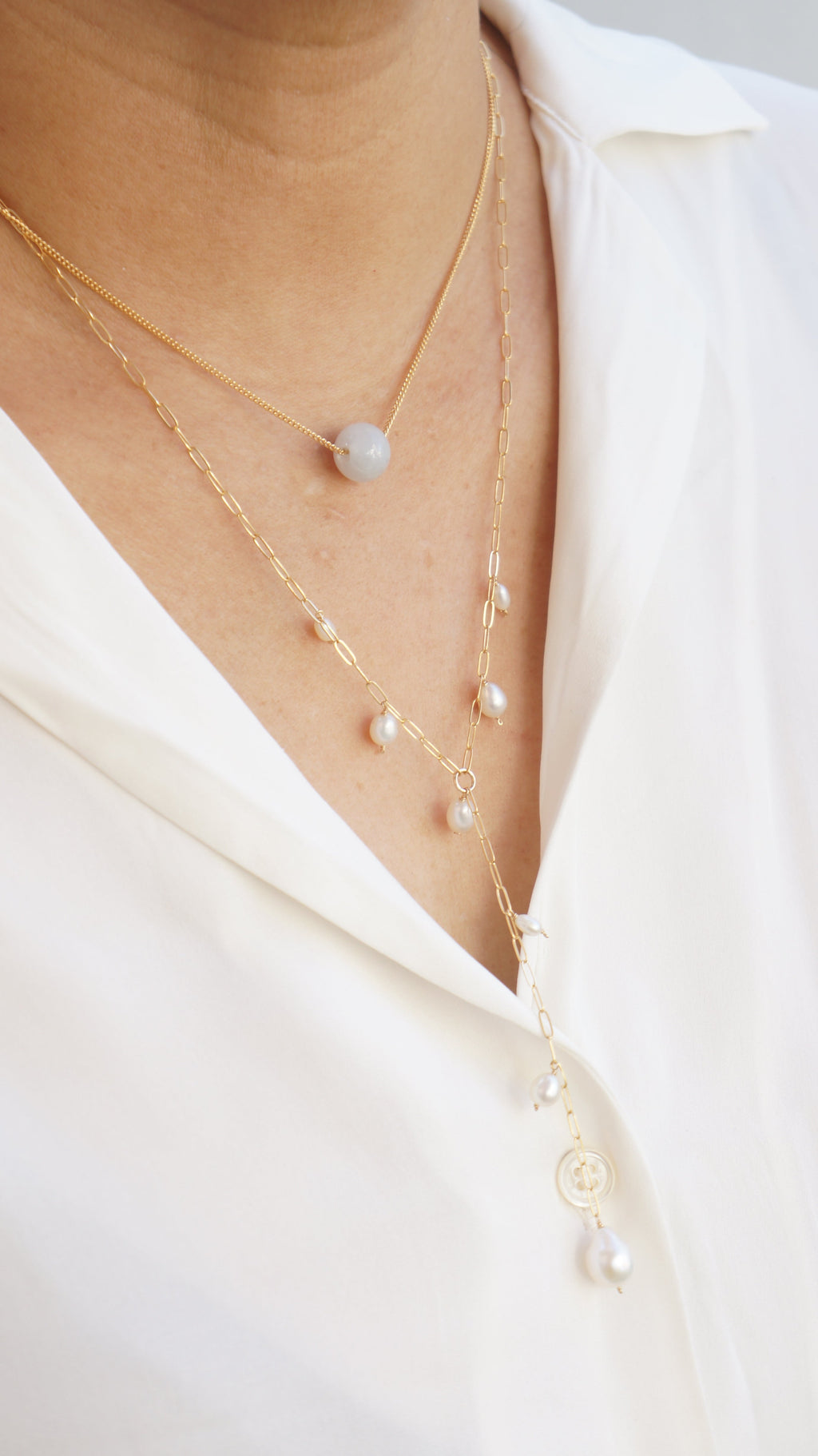 Aura Lariat Halskette | Shop Nory
