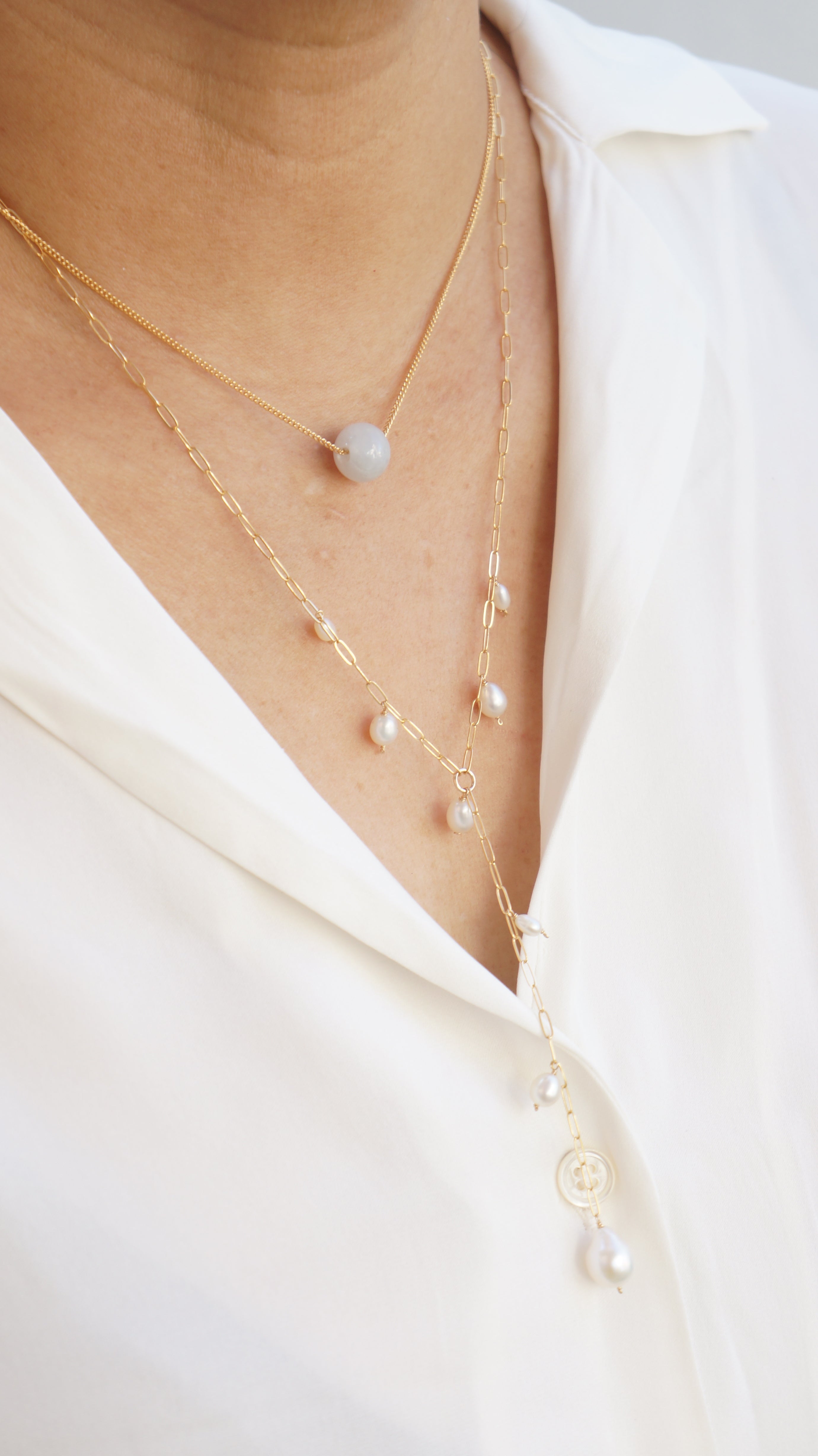 Aura Lariat Halskette | Shop Nory